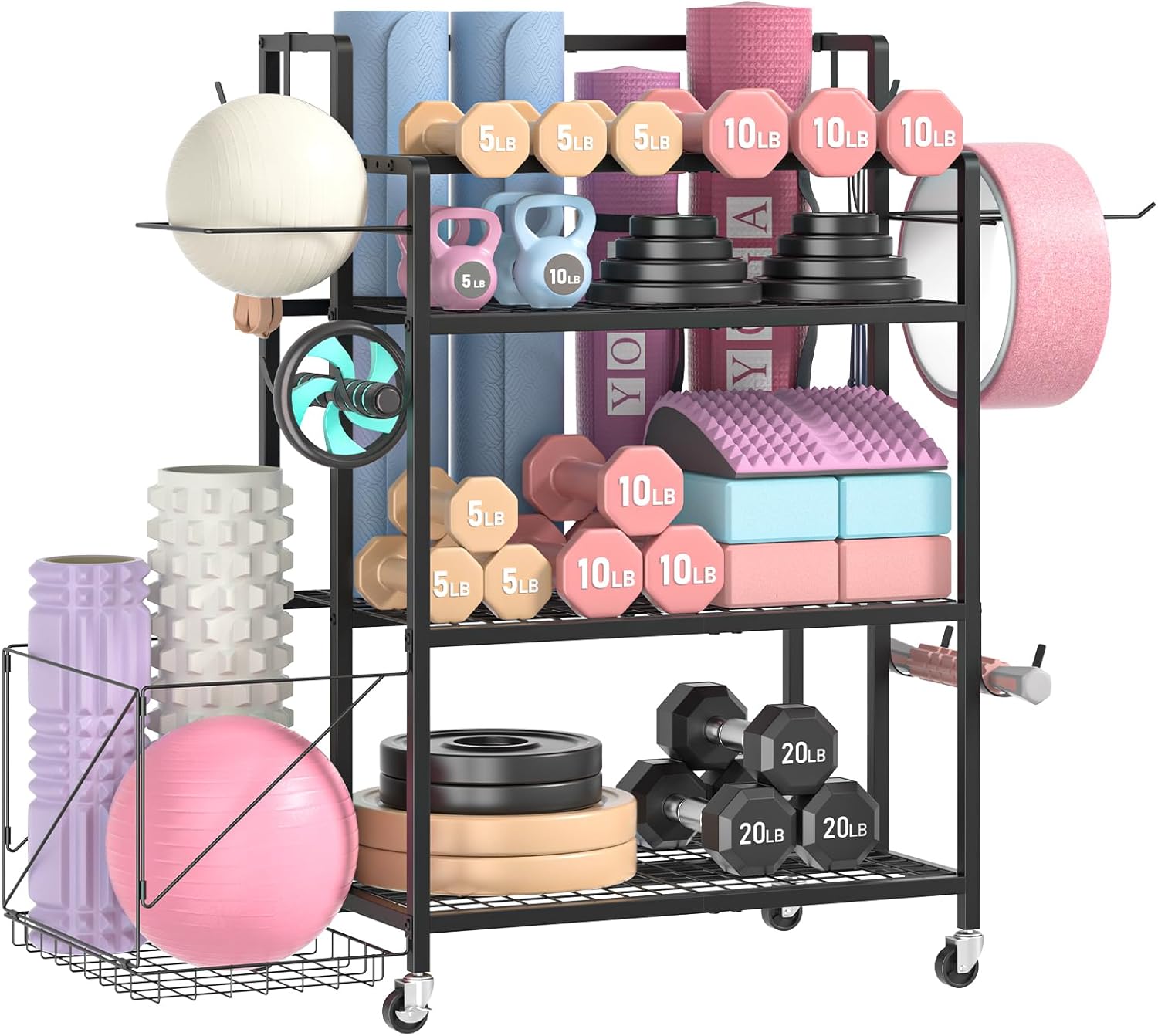 Home Gym Equipment - Ev Spor Salonu Depolama Ünitesi, Malzeme