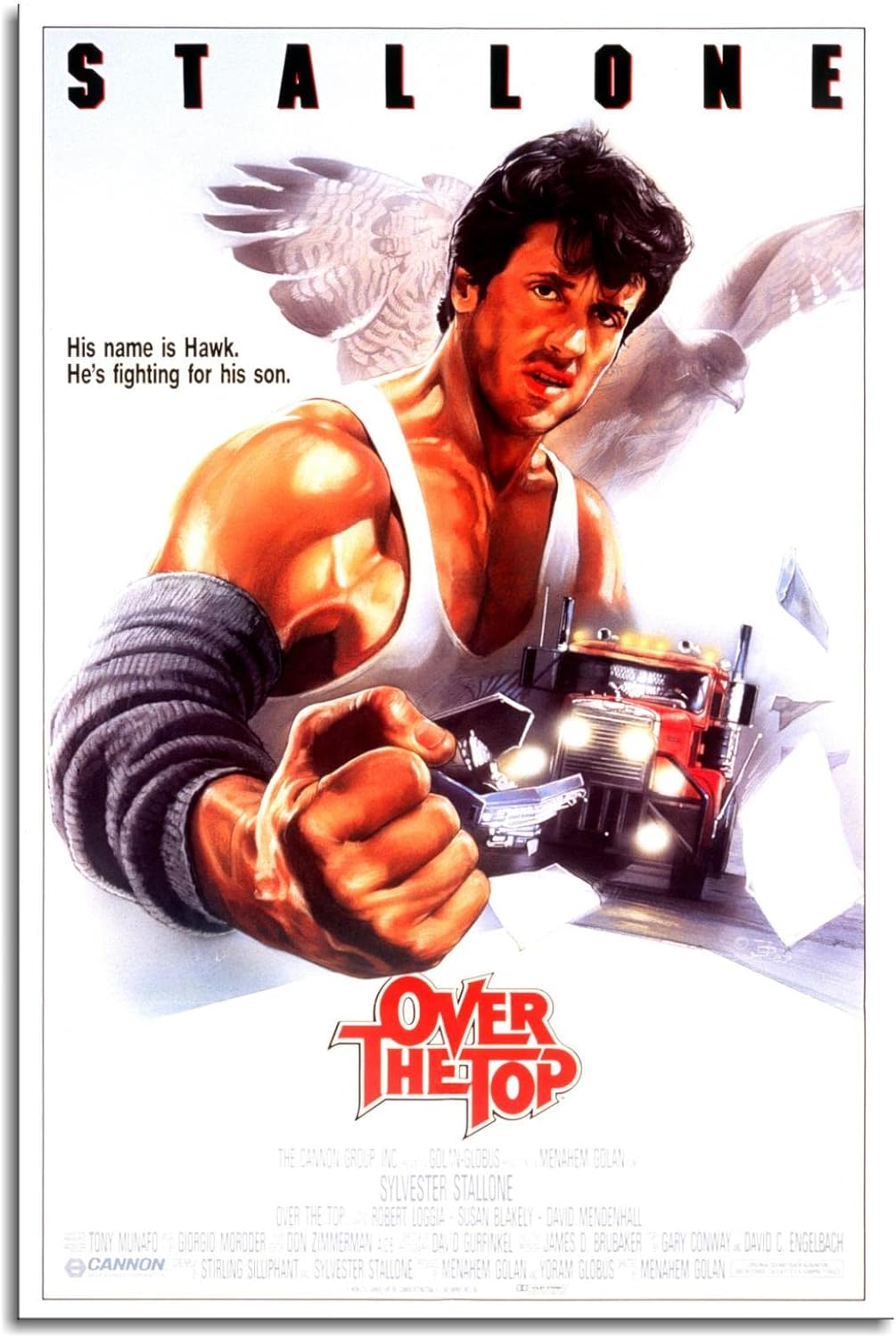 Home Gym Setup - Over The Top Film Posteri Klasik