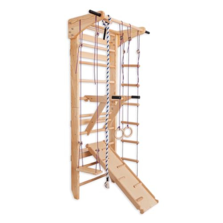 Gymnastic Rings Wooden - Evde spor salonu kullanımı için İsveç