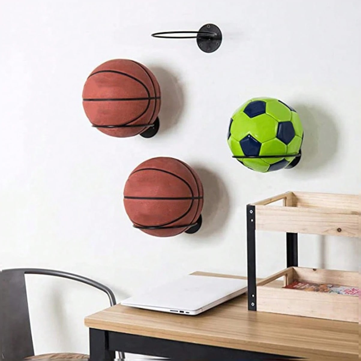 Home Gym Furniture - Yerden Tasarruf Sağlayan Duvara Monte Basketbol