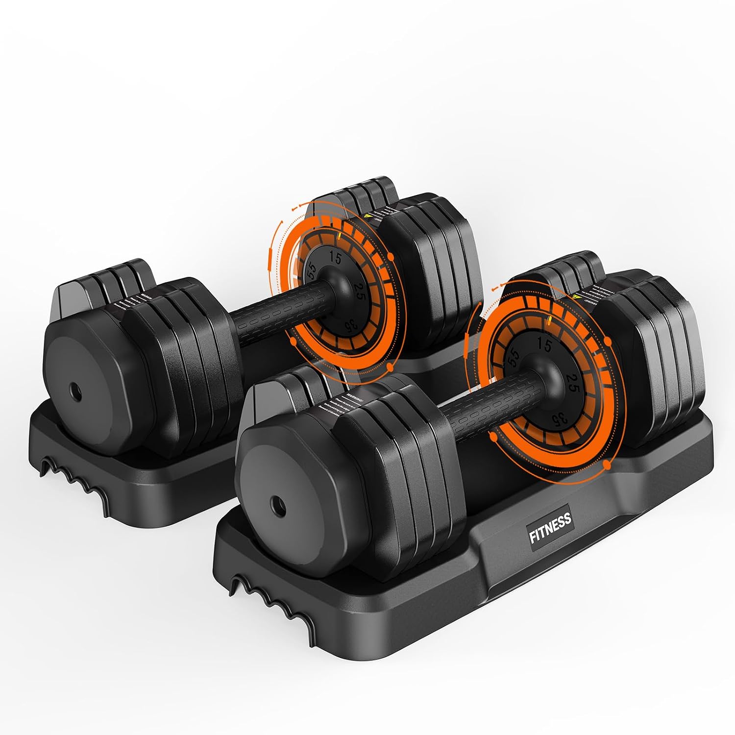 Home Gym Furniture - Ayarlanabilir Dambıl Seti, 25/55LB Çift Serbest