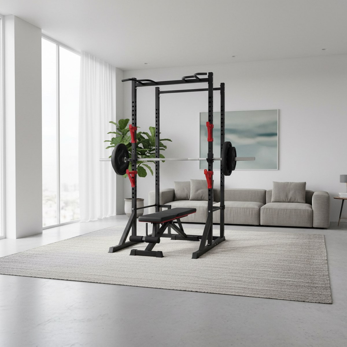 Ayarlanabilir Güç Rafı ve Çekm - Home Gym Equipment incelemesi ve fiyatı