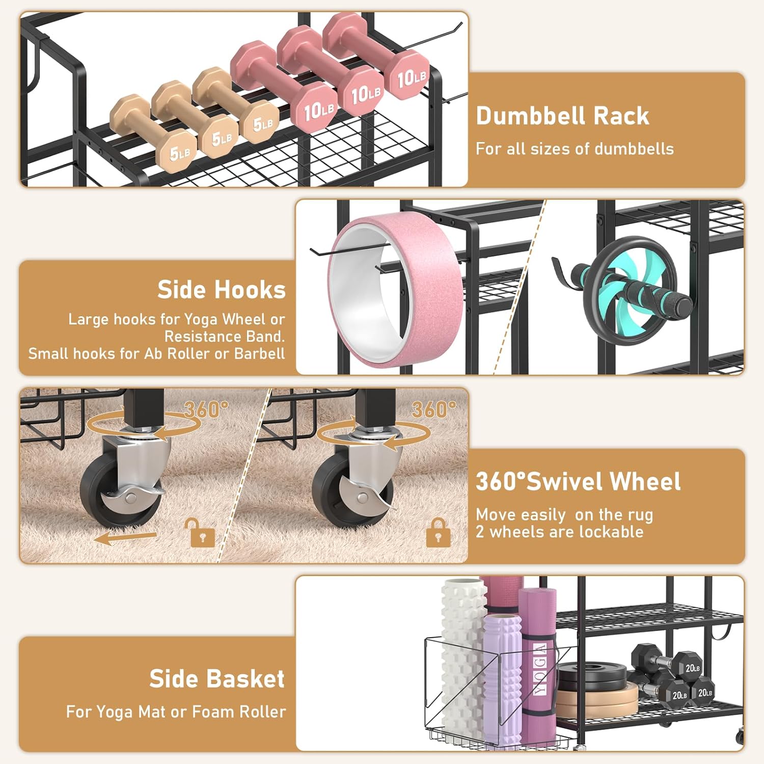 Ev Spor Salonu Depolama Ünites - Home Gym Equipment incelemesi ve fiyatı