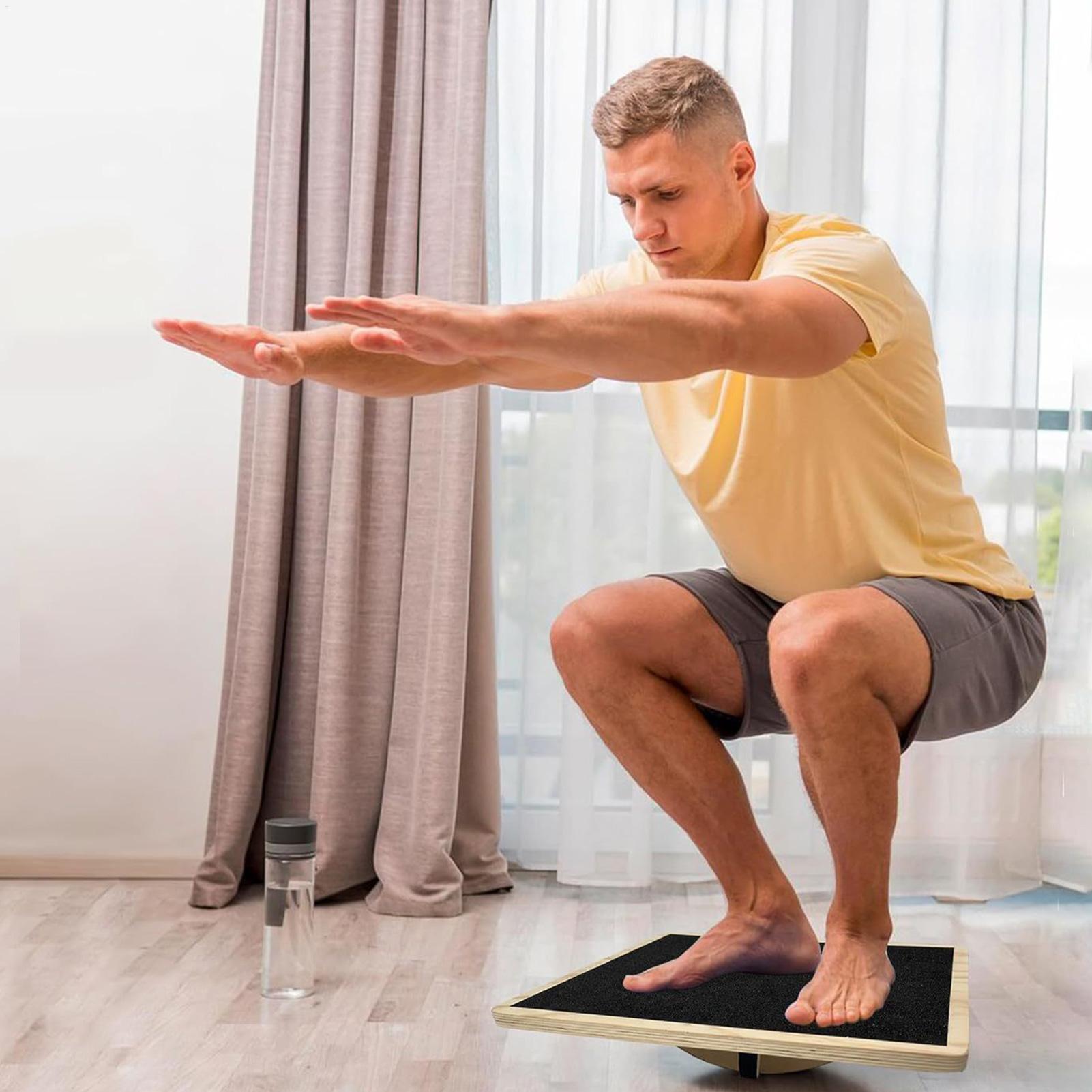 Ahşap denge tahtası, kaymaz ta - Home Gym In Apartment incelemesi ve fiyatı