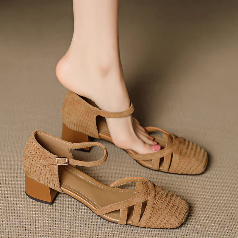 Retro Örgü Yüksek Topuk Sandal - Ankle Strap Attachment incelemesi ve fiyatı