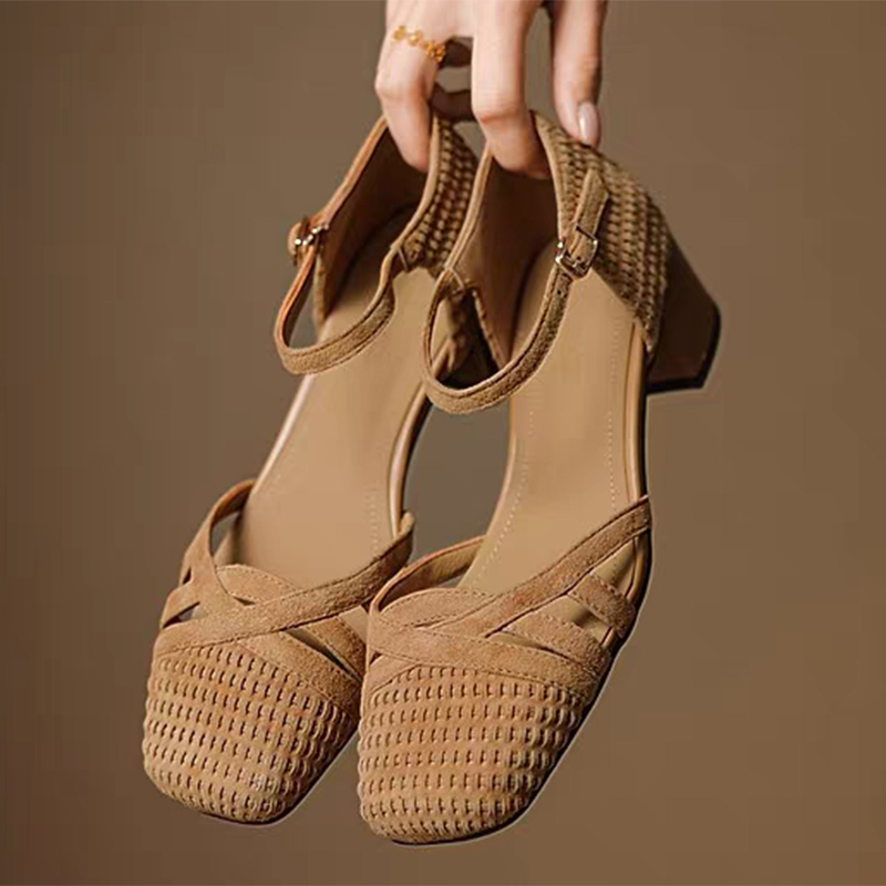 Retro Örgü Yüksek Topuk Sandal - Ankle Strap Attachment incelemesi ve fiyatı
